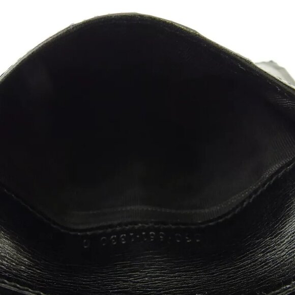 GUCCI Two-folded wallet G mark leather Authentic USED - Picture 8 of 9